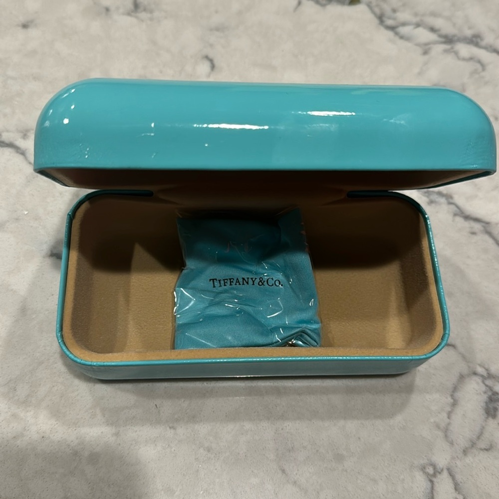 Tiffany and co. Sunglasses case and microfiber cloth